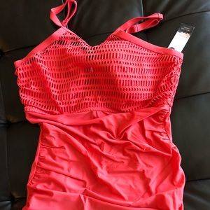 Coral Swimsuit Top